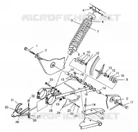SWING ARM   SHOCK XPLORER 400L W969140 (4935983598C001)