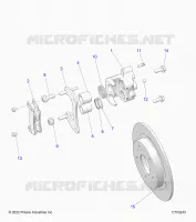 BRAKES, PINZA FRENO POSTERIORE 