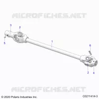 TRASMISSIONE, FRONT PROP SHAFT