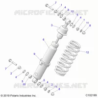 SUSPENSION, SHOCK ANTERIORE