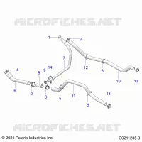 ENGINE, SISTEMA DI RAFFREDDAMENTO, HOSES