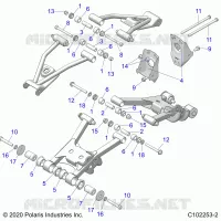 SOSPENSIONE POSTERIORE CONTROL ARM MOUNTING