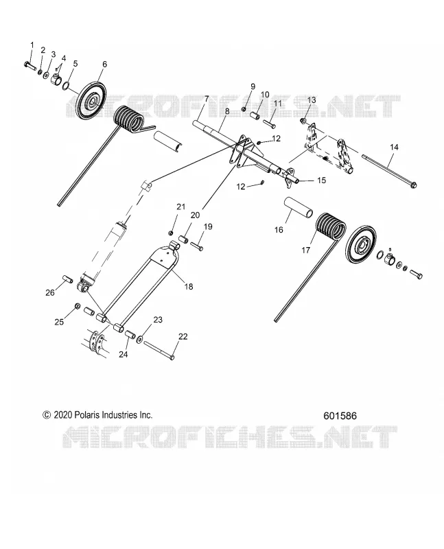 SUSPENSION, POSTERIORE COPPIA ARM