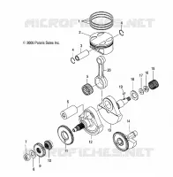 MOTORE, ALBERO MOTORE AND PISTONE