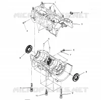 CARTER ASSEMBLY 440 0952760, 440 SKS 0952560,  and EUROPEAN 440 SKS E952 (4929032903C007)