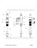 SUSPENSION, AMMORTIZZATORE POSTERIORE TRACK, VELOCITY 7045537