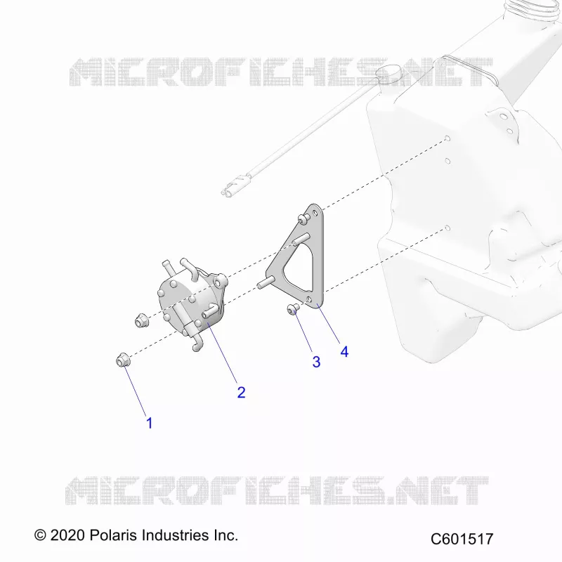SISTEMA DI ALIMENTAZIONE CARBURANTE, FUEL PUMP MOUNTING