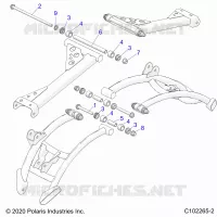 SOSPENSIONE POSTERIORE CONTROL ARM, MOUNTING