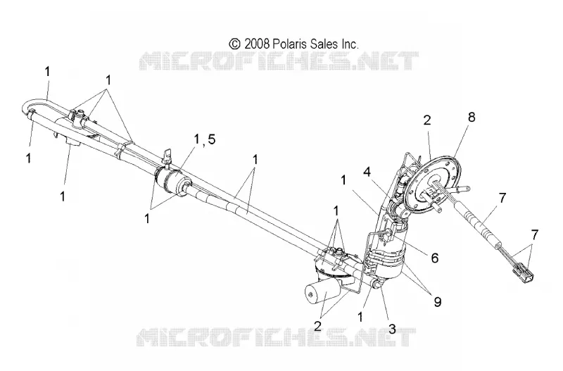 SISTEMA DI ALIMENTAZIONE CARBURANTE, KITS, PUMP FLANGE ASM.