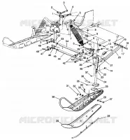 SOSPENSIONI ANTERIORI and SCIARE XLT RMK 0960956, XLT SKS 0960556 and EUROPEAN XLT (4931813181B001)