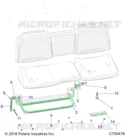 SEDE ASM. REAR FRAME