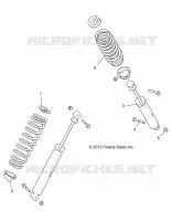 SUSPENSION, AMMORTIZZATORE POSTERIORE