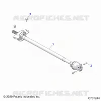 TRASMISSIONE, FRONT PROP SHAFT