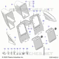 CARROZZERIA POSTERIORE STORAGE COMPARTMENTS