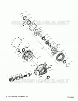 TRASMISSIONE, REAR GEARCASE INTERNALS