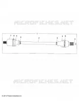 TRASMISSIONE, FRONT HALF SHAFT (IF BUILT 10/19/15 AND BEFORE)