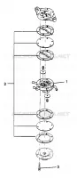 POMPA DI BENZINA XLT 0970756, XLT SKS 0970556,  and XLT RMK 0970956 (4937693769D004)