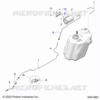 SISTEMA DI ALIMENTAZIONE CARBURANTE, EVAPORATIVE (CALIFORNIA ONLY)
