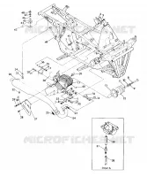 Sospensione motore   SCARICO 250 4x4 / W928127 (4922872287A009)