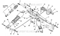 POSTERIORE COPPIA ARM XLT SP 0966676 and EUROPEAN XLT SP E966676 (4931703170B013)