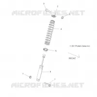 SUSPENSION, SHOCK ANTERIORE MOUNTING