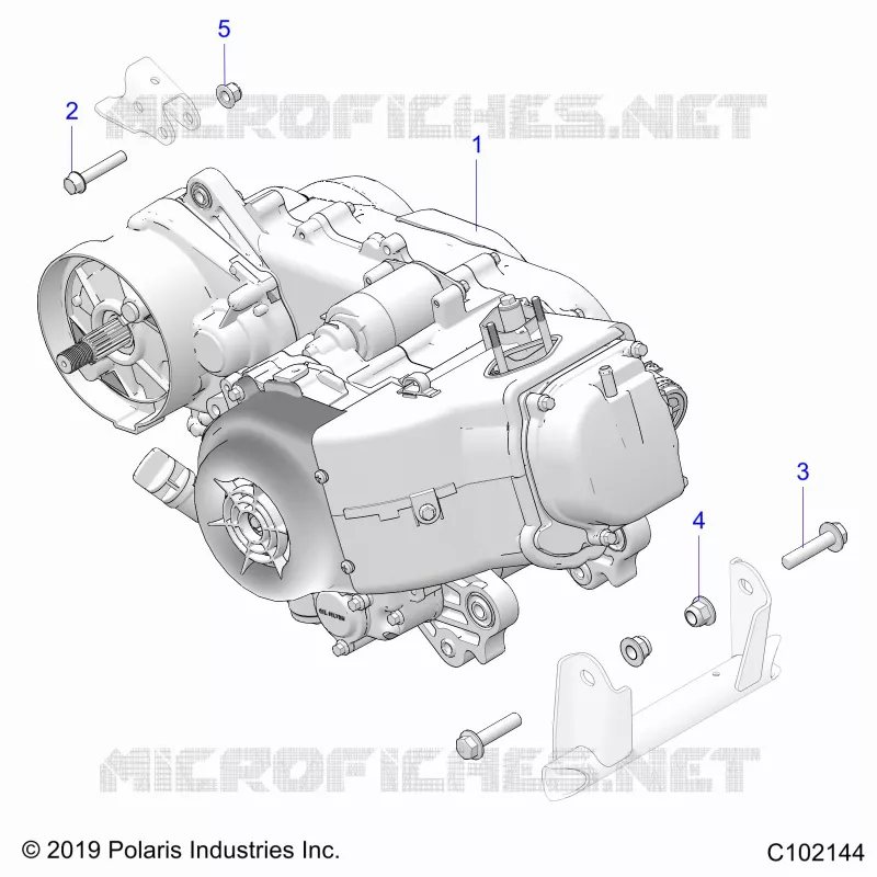 MOTORE, MOTORE AND TRANSMSSION MOUNTING