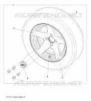 RUOTAS, OPZIONI, RUOTA, 14 INCH STREET ALUMINUM RIM, US