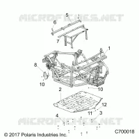 CHASSIS, TELAIO PRINCIPALE AND SKID PLATES