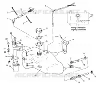 SERBATOIO OLIO SL 900 B964291 and  Intl. SL 900 I964291 (4935583558A012)