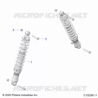 SUSPENSION, SHOCK ANTERIORE