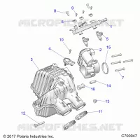 ENGINE, PRESA D'ARIA MANIFOLD