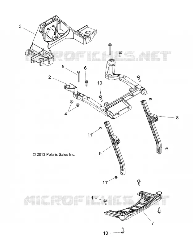 RACK ANTERIORE SUPPORT