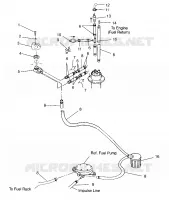 SISTEMA DI ALIMENTAZIONE CARBURANTE SL 750 B954070 (4930523052A010)