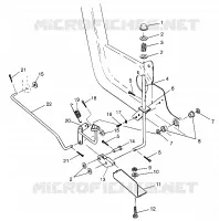PEDALE   FRENO NORWEGIAN BIG BOSS 6X6 400L N97AE38D (4940814081D01A)