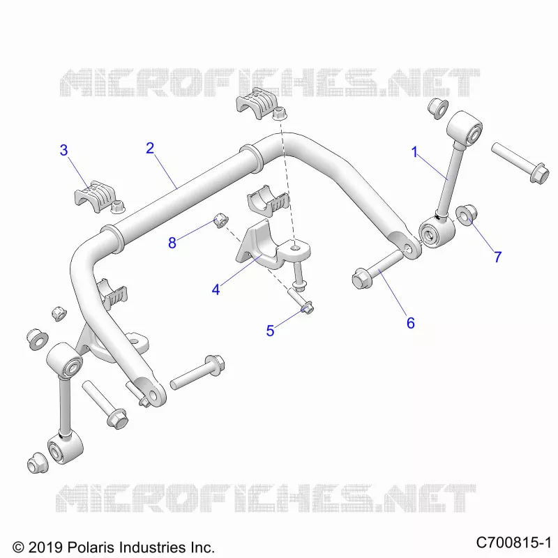 SUSPENSION, FRONT BARRA DI STABILIZZAZIONE
