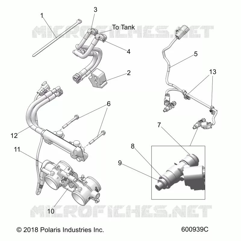 SISTEMA DI ALIMENTAZIONE CARBURANTE, RAIL, LINES AND THROTTLE BODY
