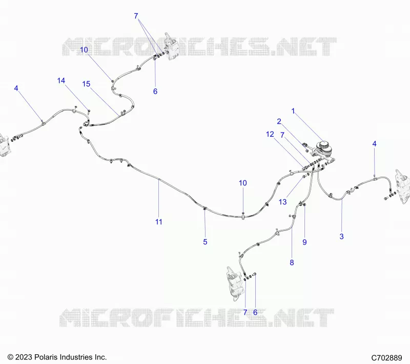 BRAKES, BRAKE LINES AND CILINDRO PRINCIPALE