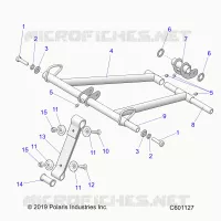 SUSPENSION, ANTERIORE COPPIA ARM