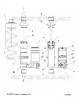 SUSPENSION, SHOCK, FRONT TRACK (ADVENTURE, XC)