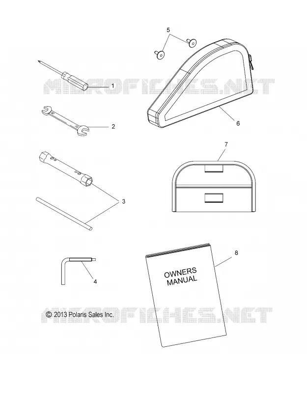TOOLS, TOOL KIT AND MANUALE DEL PROPRIETARIO