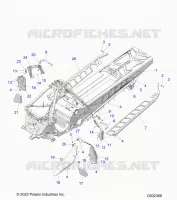 CHASSIS, PROTEZIONE FRIZIONE, FOOTRESTS, AND RUNNING BOARDS