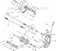 TRASMISSIONE ASSEMBLY TRAIL/0930761 AND  TRAIL DELUXE/0930243 (4923222322019A)