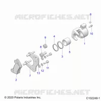 BRAKES, BRAKE PINZA FRENO ANTERIORE (FROM 8/16/2021)