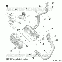 TRASMISSIONE, CLUTCH COVER AND DUCTING