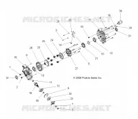 TRASMISSIONE, REAR DIFFERENZIALE INTERNALS