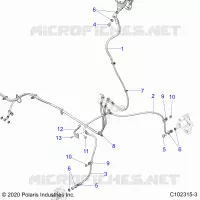 LINEE FRENO, FRONT