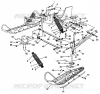 SOSPENSIONI ANTERIORI and SCIARE 500 EFI 0942774 and EFI SKS 0942574 (4924982498009A)