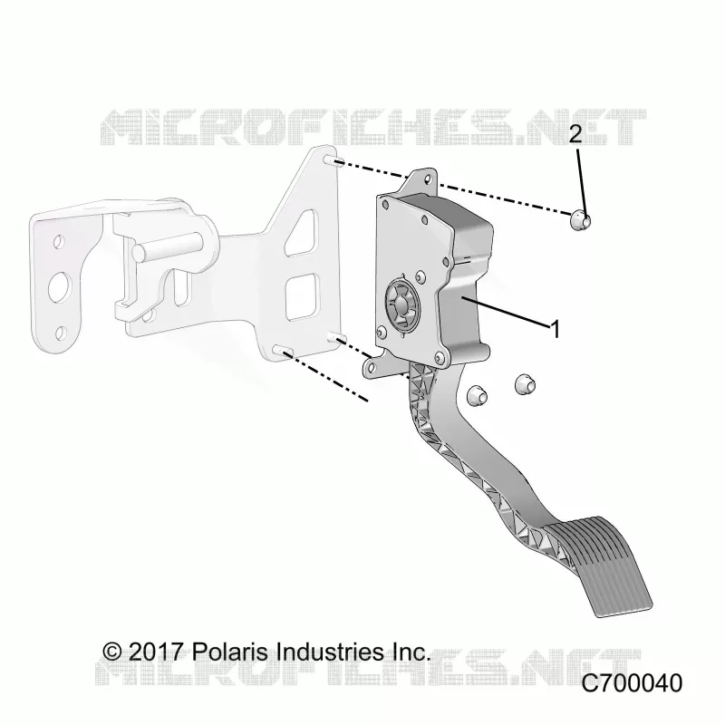 ENGINE, ACCELERATORE PEDALE