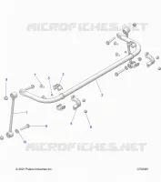 SUSPENSION, REAR BARRA DI STABILIZZAZIONE