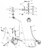 SISTEMA DI ALIMENTAZIONE CARBURANTE SLT 780 B964588 and  Intl. SLT 780 I964588 (4935683568A010)